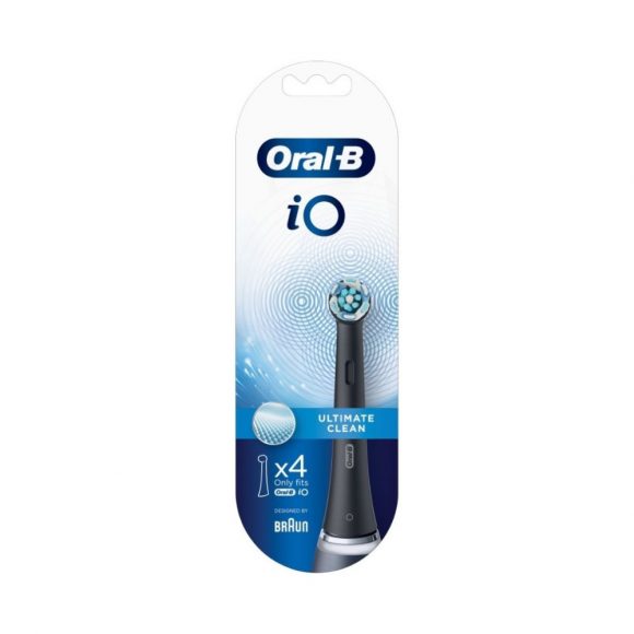 Oral-B iO Ultimate Clean Black pótfej (4 db)