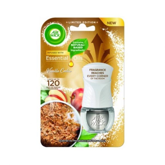 Air Wick elektromos légfrissítő készülék, Vaníliás süti utántöltővel (19 ml)