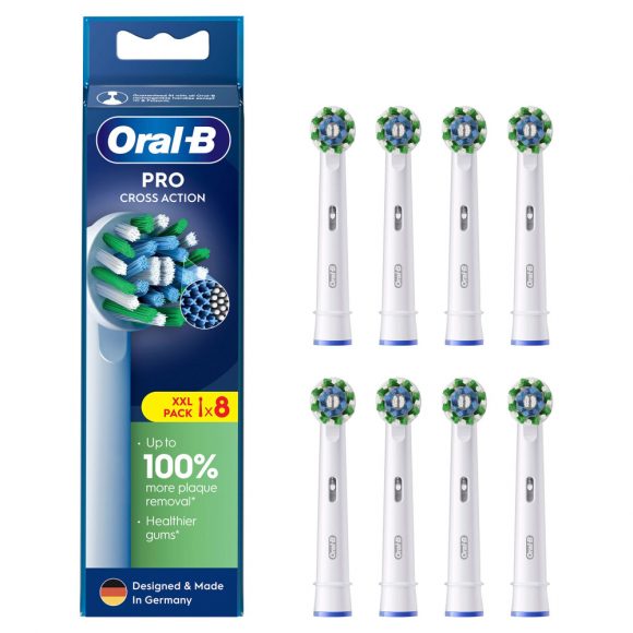 Oral-B Pro Cross Action fogkefefej (8 db)