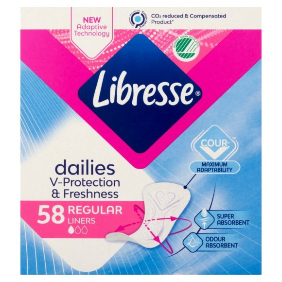 Libresse Dailies Fresh Regular tisztasági betét (58 db)