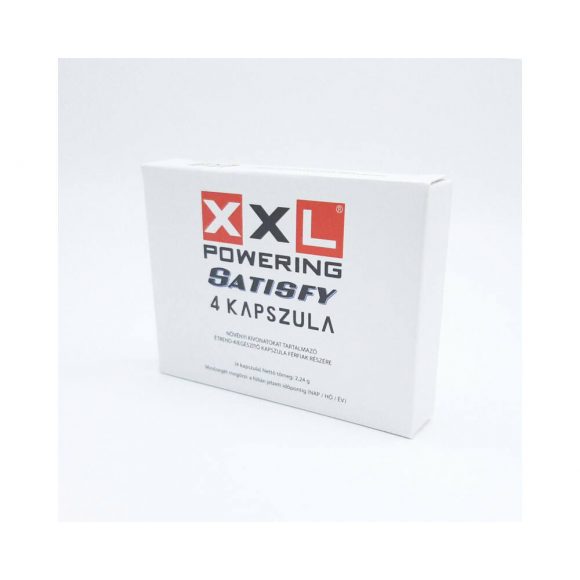 XXL powering Satisfy erős, étrend-kiegészítő férfiaknak (4 db)
