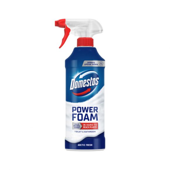 Domestos Power Foam Arctic Fresh WC és fürdőszoba tisztító hab (435 ml)